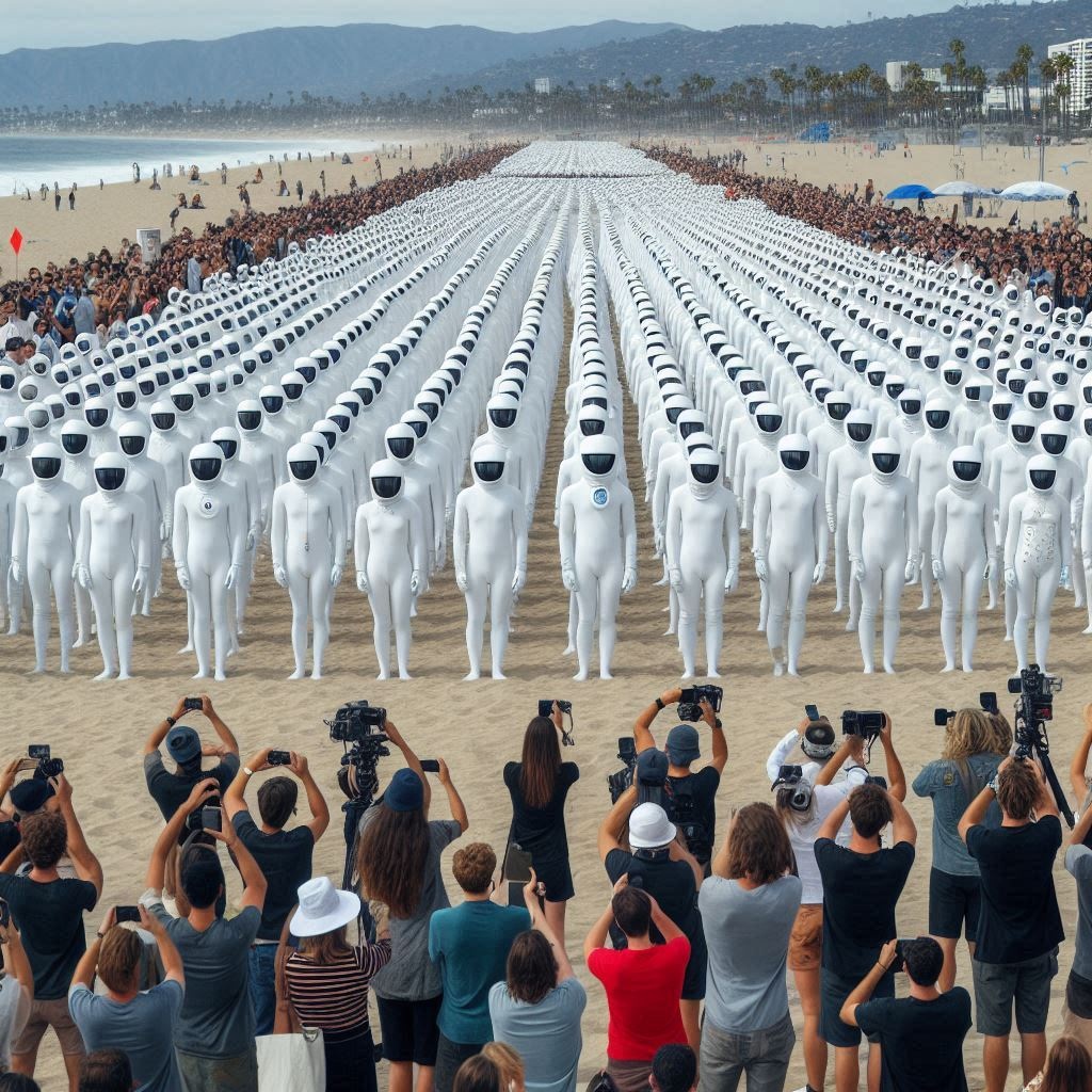 A Thousand Shaka's on the Beach